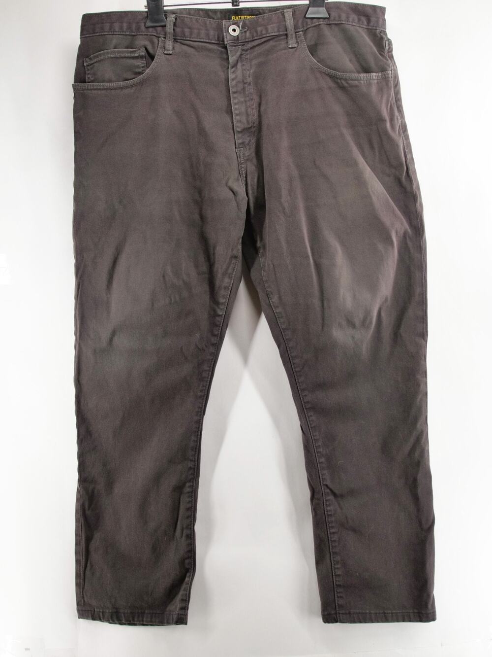 Flint and Tinder 365 Pants Men 38x29 Huckberry Dark Grey Chino Jeans Made in USA